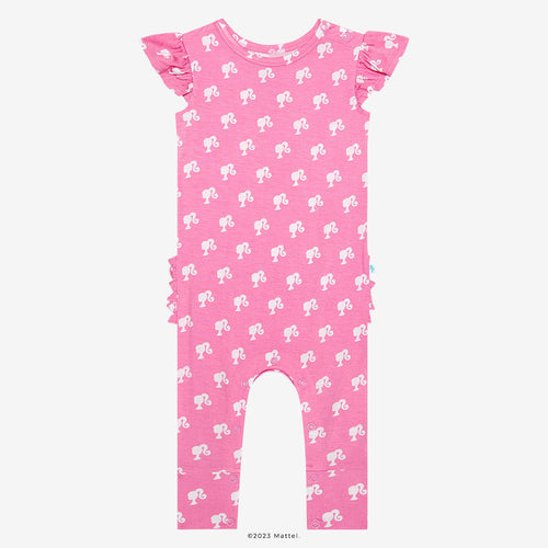 Posh Barbie™ Ruffled Cap Sleeve Romper
