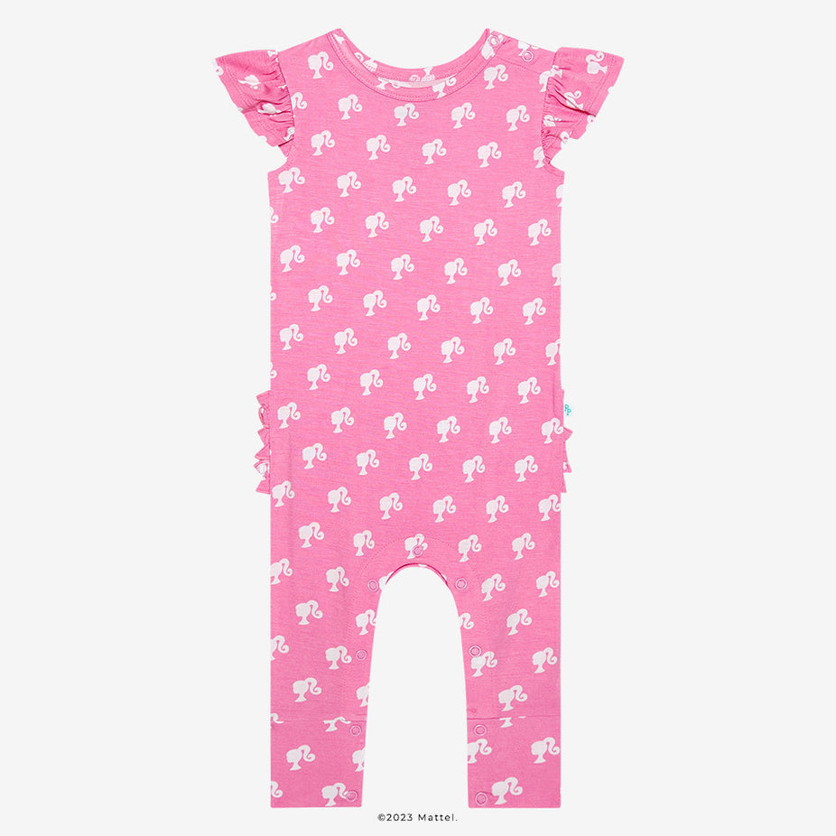 Posh Barbie™ Ruffled Cap Sleeve Romper