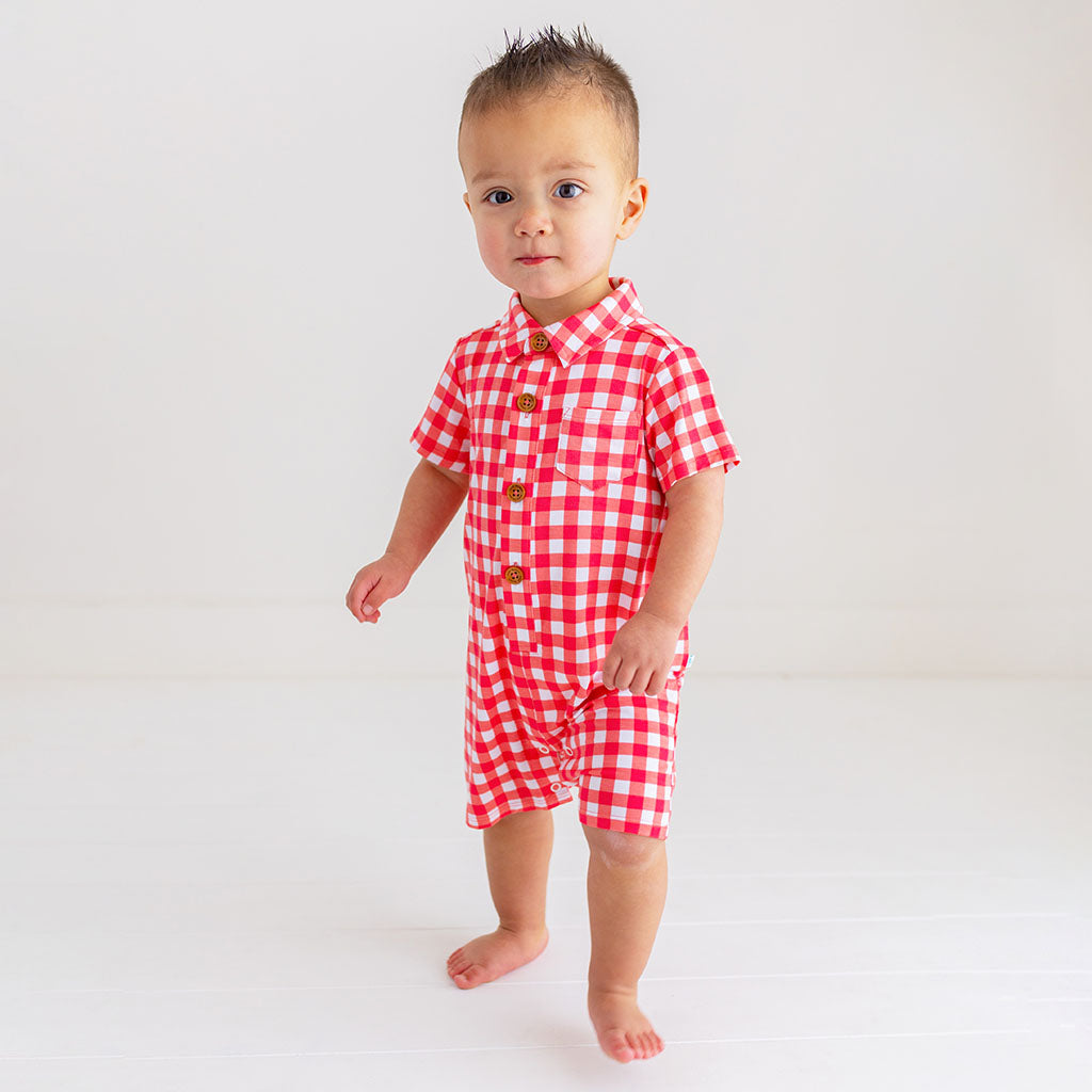 Polly Short Sleeve Collared Henley Shortall