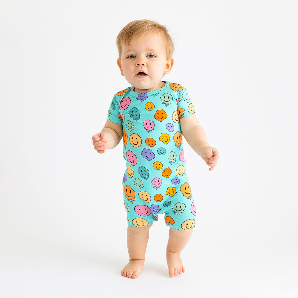 Tyler Short Sleeve Short Romper