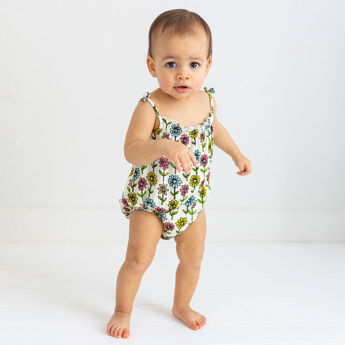 Maya Lynn Sleeveless Bubble Romper