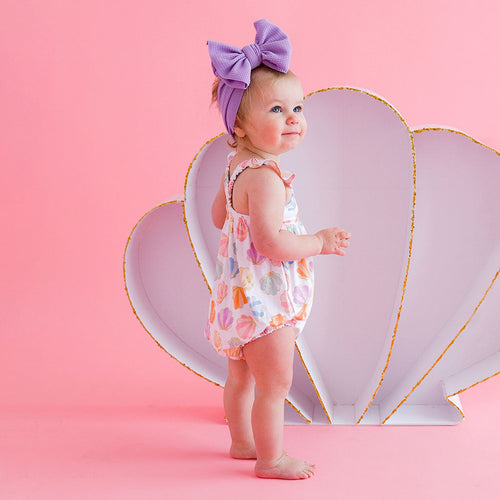 Clamilla Ruffled Bubble Romper