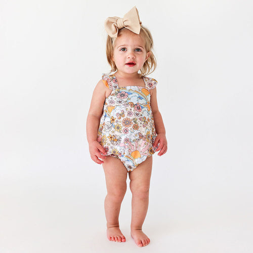 Dolly Ruffled Bubble Romper