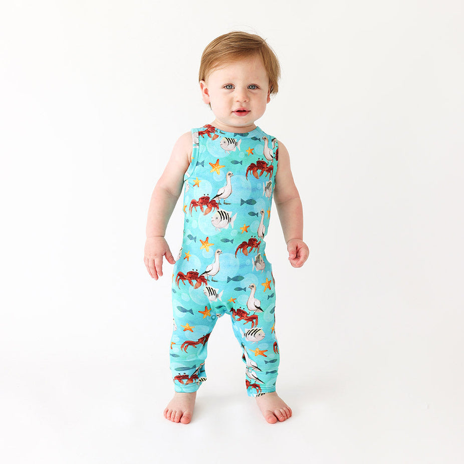 Disney's The Little Mermaid Beach Buddies Racerback Romper