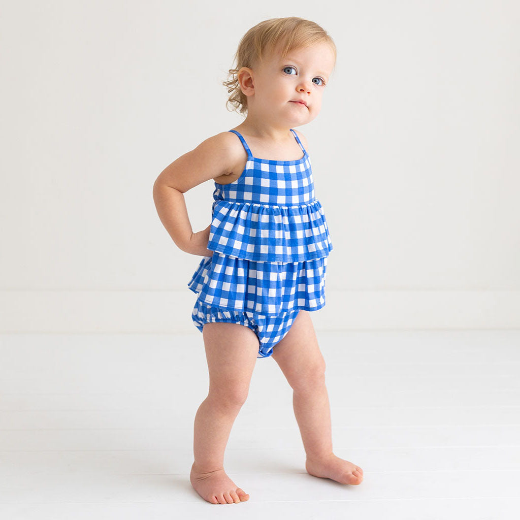 Joshua Ruffled Bubble Romper