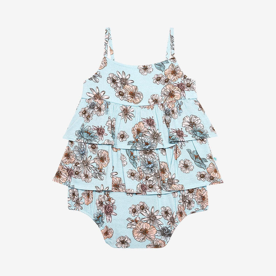 Natalie Ruffled Bubble Romper