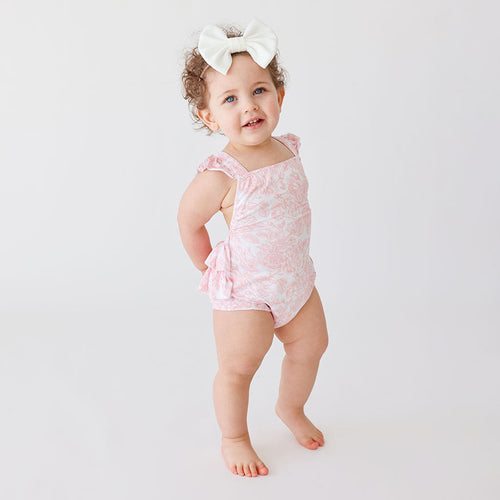 Martina Ruffled Strap Bubble Romper