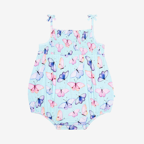 Bebe Smocked Bubble Romper
