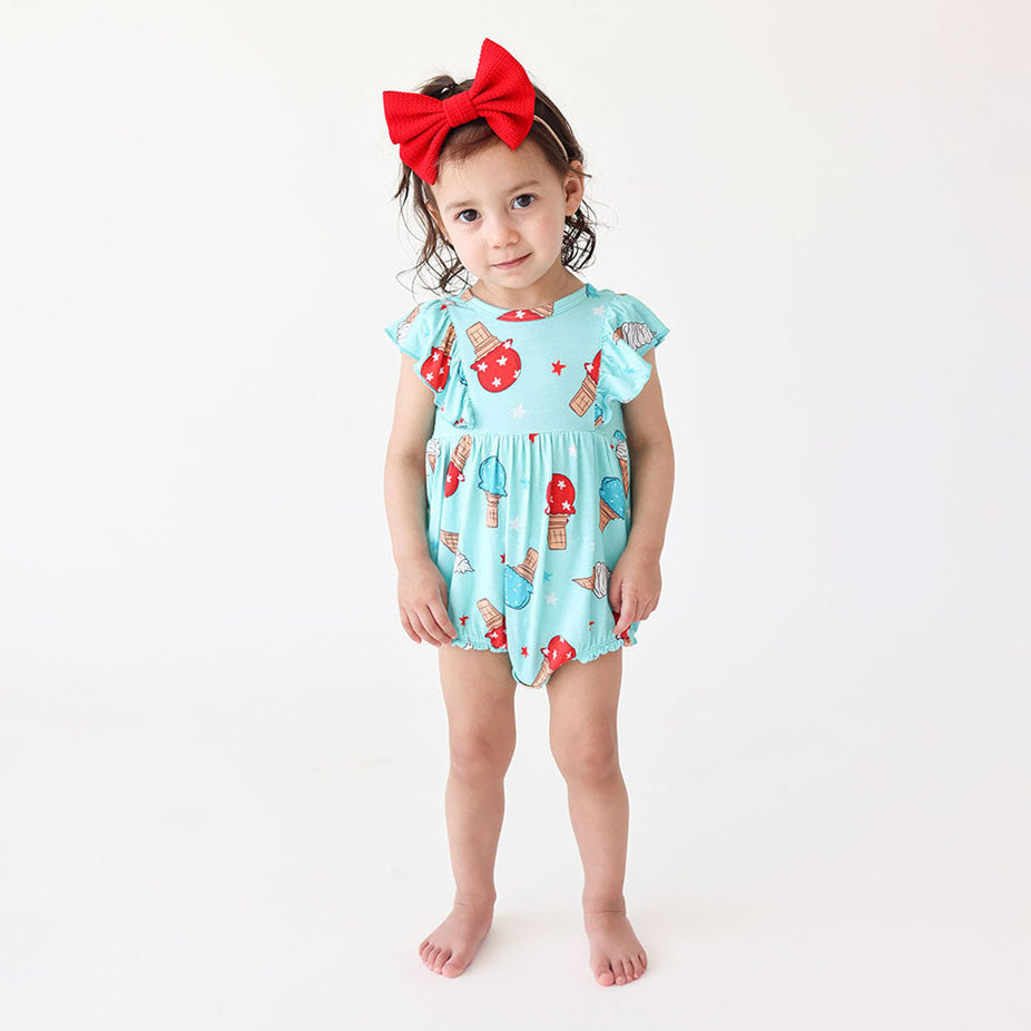 Happy Fourth Bubble Romper
