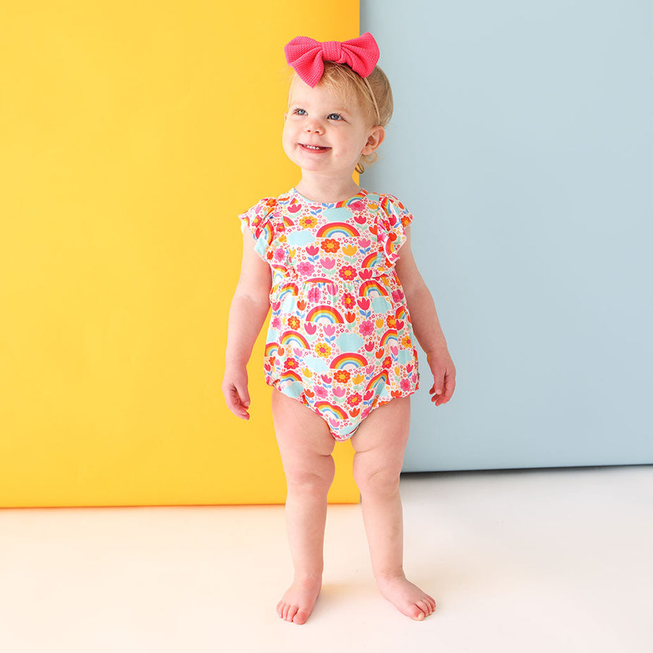 Rainbow Melody Bubble Romper