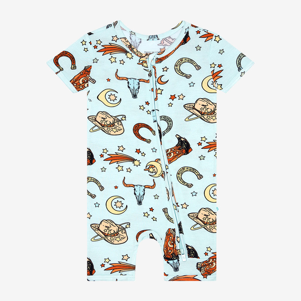 Casey Zippered Romper
