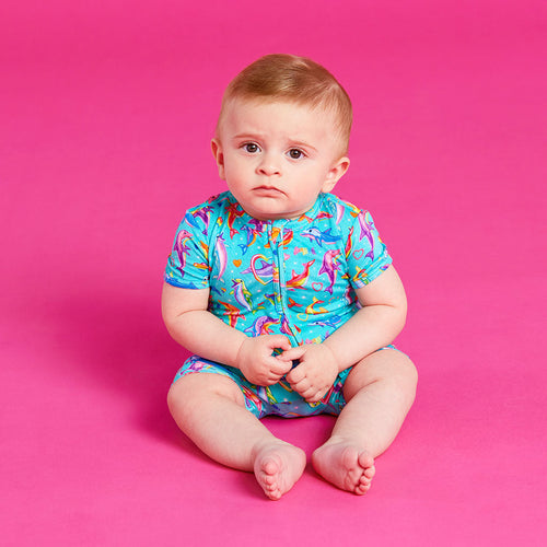 Lisa Frank® Dancing Dolphins™ Zippered Romper