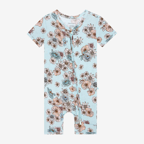 Natalie Zippered Romper
