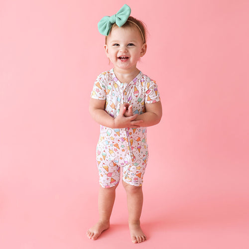 Ruby Zippered Romper