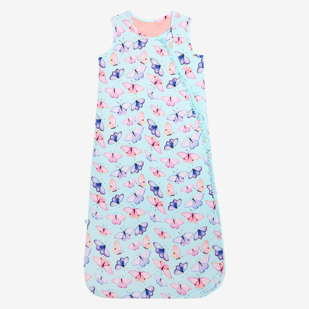 Bebe Sleeveless Ruffled Sleep Bag