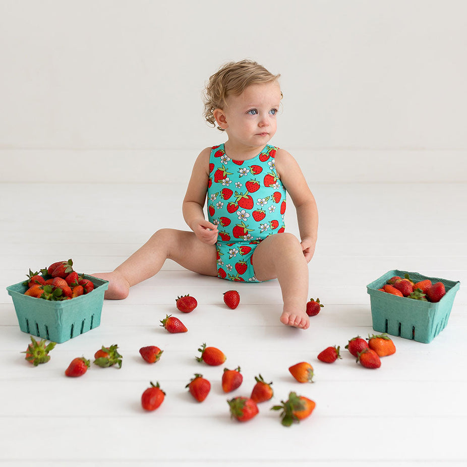 Happy Berry Reversible One Piece Swimsuit