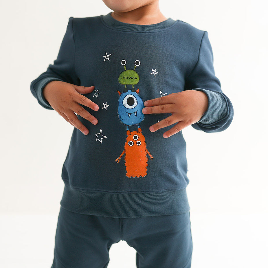 Spacelings Fleece Pullover Sweatshirt