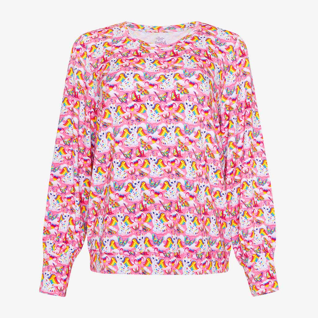 Lisa Frank® Angel Kitty™ Women's French Terry Sweatshirt