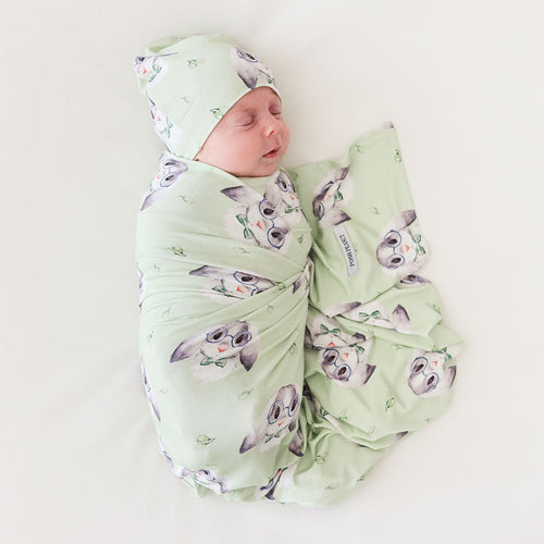 Benny Swaddle Beanie Set