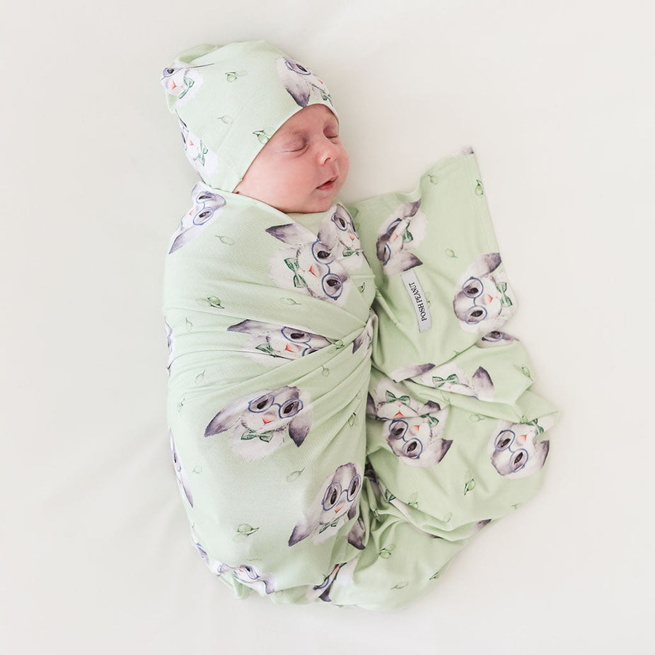 Benny Swaddle Beanie Set