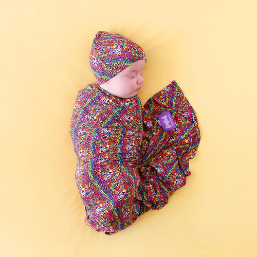 Lisa Frank® Hunter™ Swaddle Beanie Set