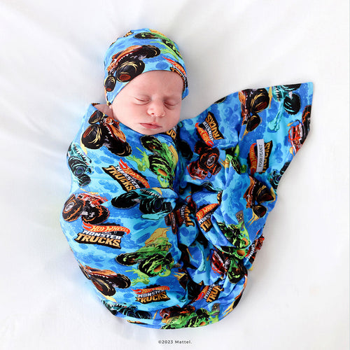Hot Wheels™ Monster Trucks Swaddle Beanie Set