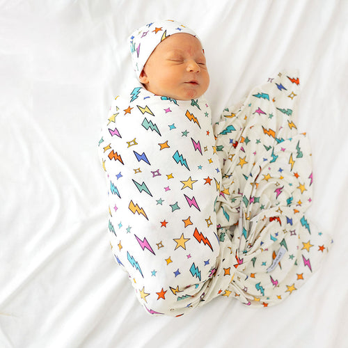 Volt Swaddle Beanie Set