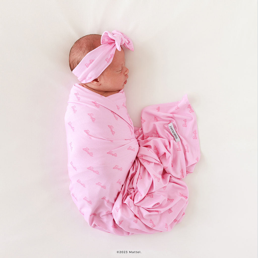 Pastel Barbie™ Swaddle Headband Set