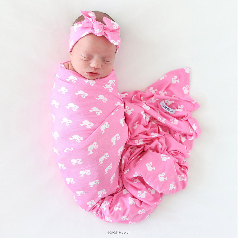 Posh Barbie™ Swaddle Headband Set