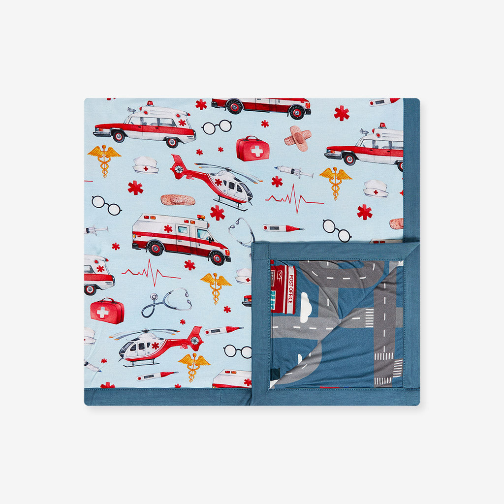 Paramedics & Happy Posh Town Luxette Patoo® Blanket