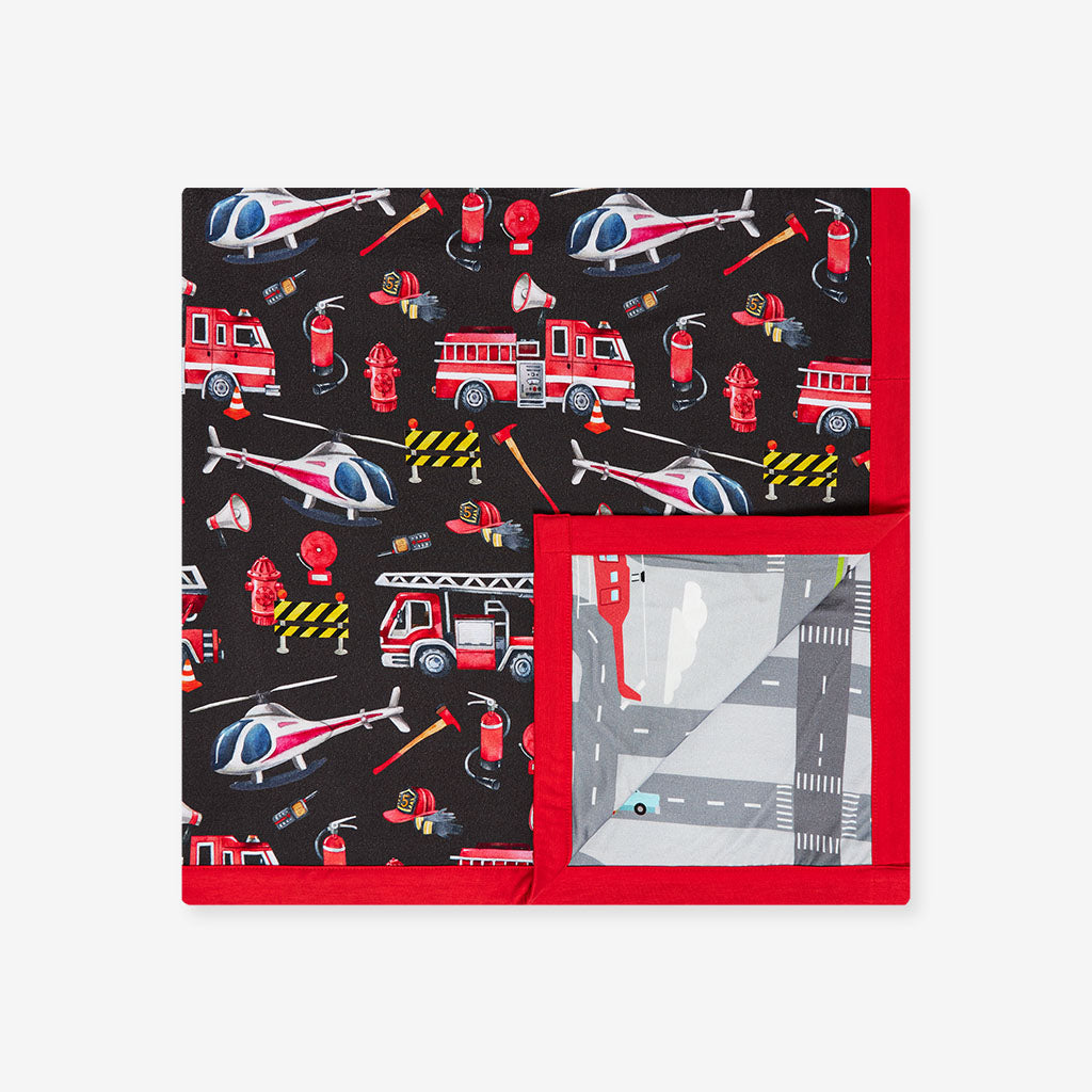 Firefighter & Posh Downtown Luxette Patoo® Blanket
