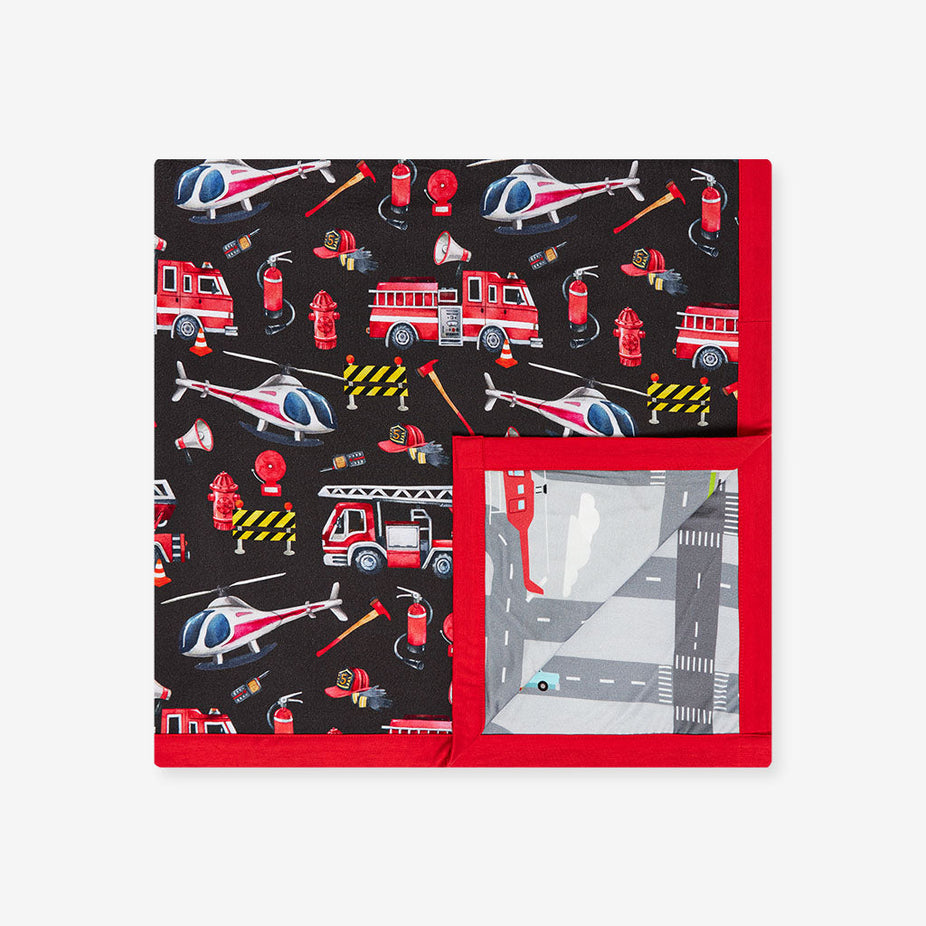 Firefighter & Posh Downtown Luxette Patoo® Blanket