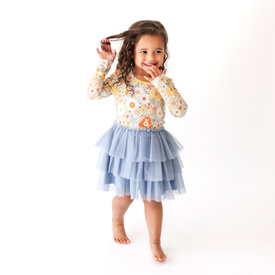 Ruth Long Sleeve Tulle Dress