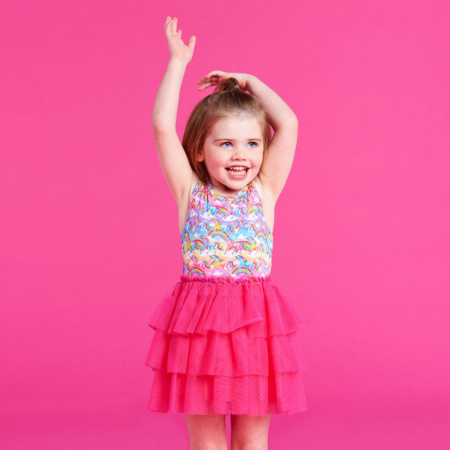 Lisa Frank® Markie™ Magic Racerback Tulle Dress