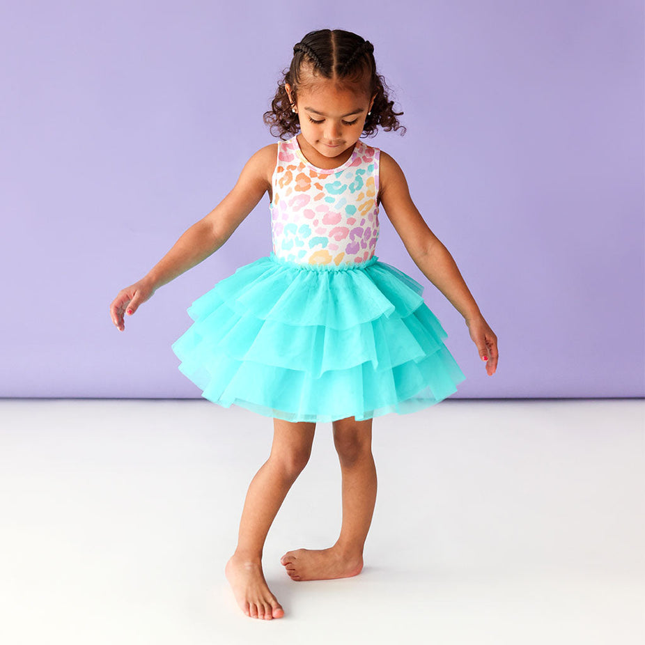 Mina Racerback Tulle Dress