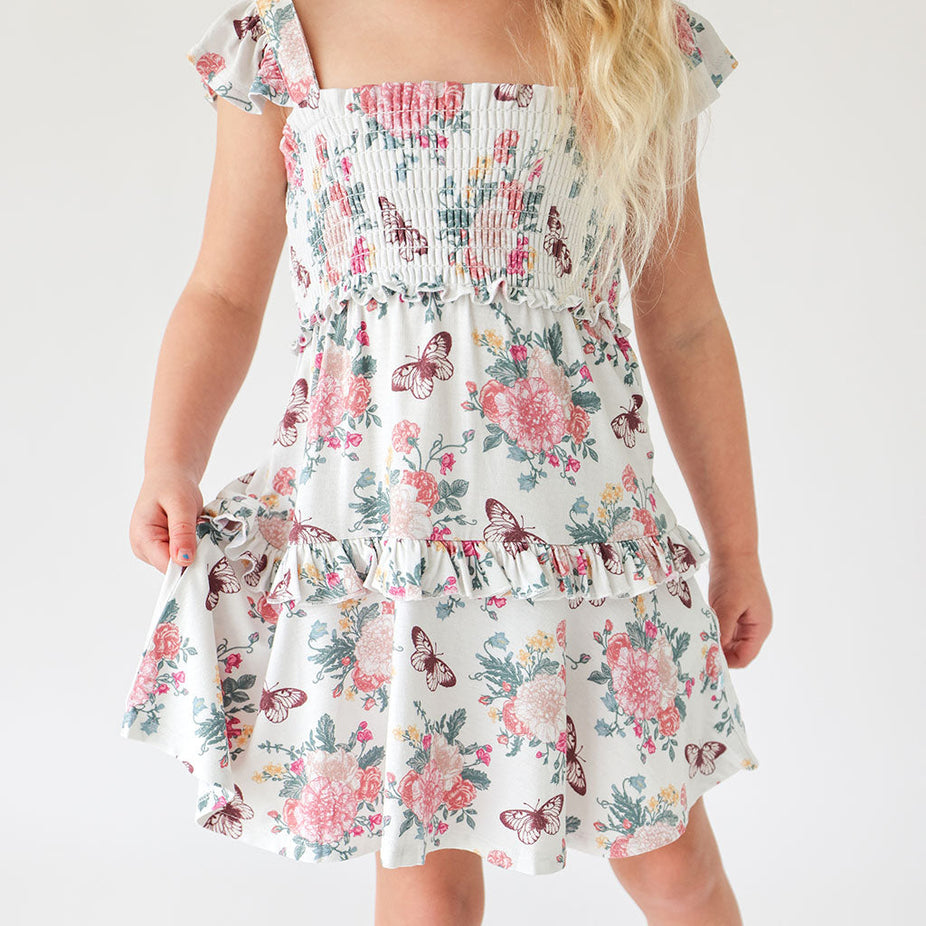 Constance Smocked Babydoll Dress