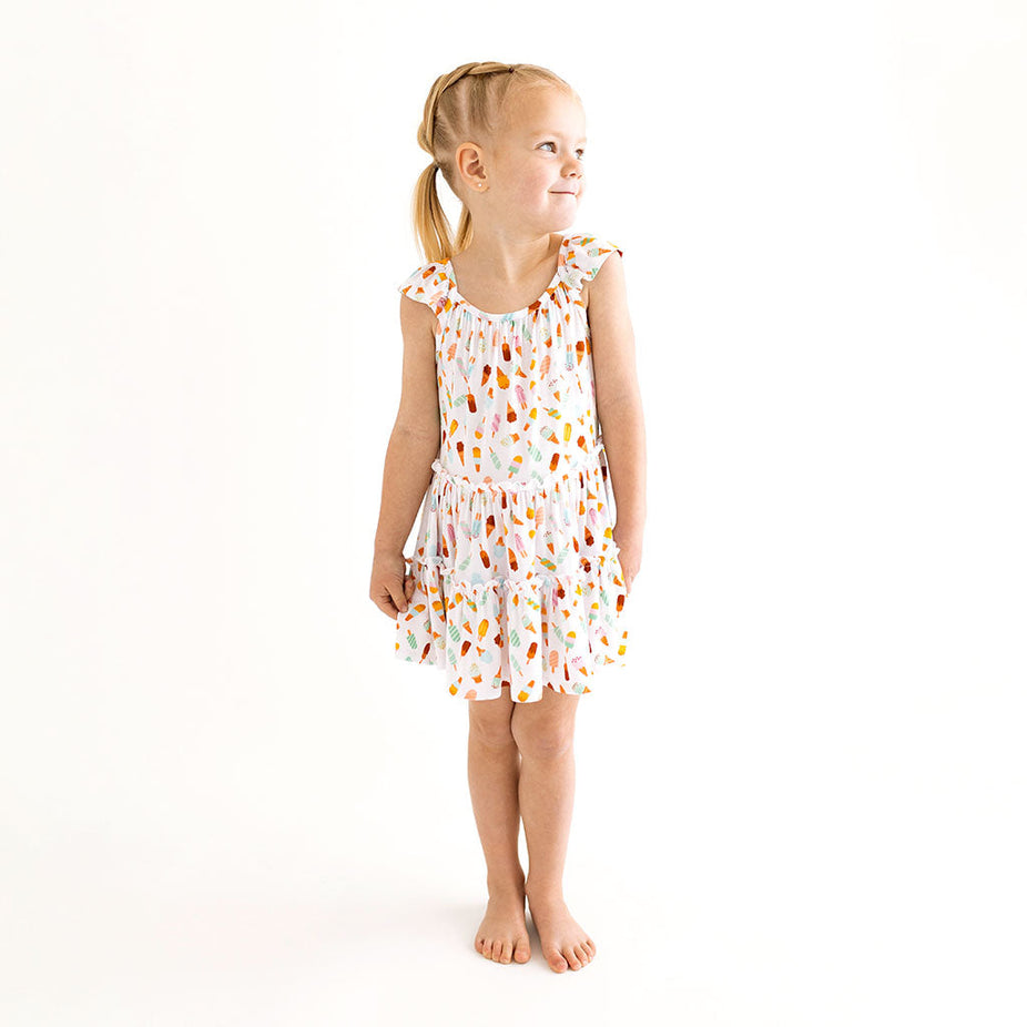 Ice Cream Parlor Tiered Dress