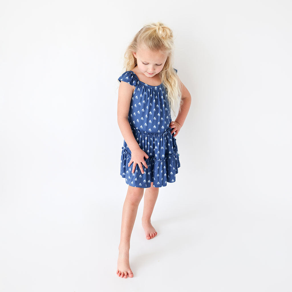 Mariner Tiered Dress