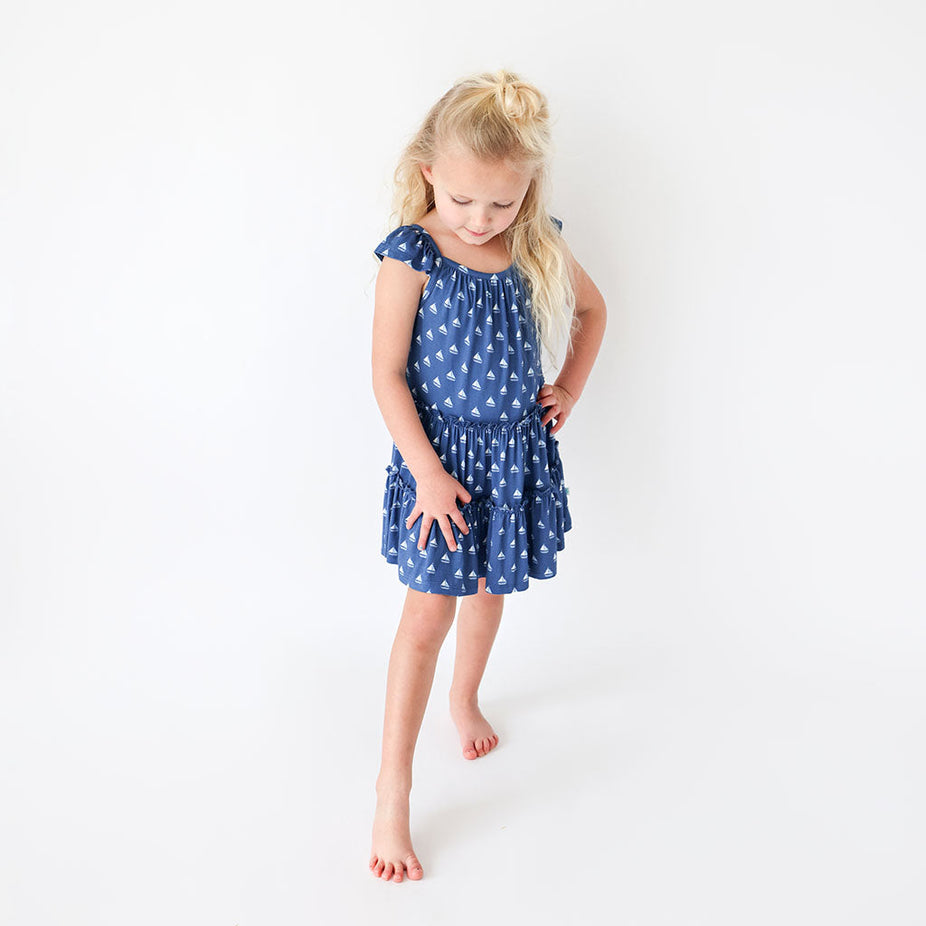 Mariner Tiered Dress