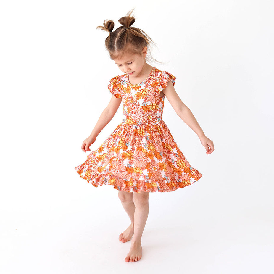Laura Ruffled Twirl Dress