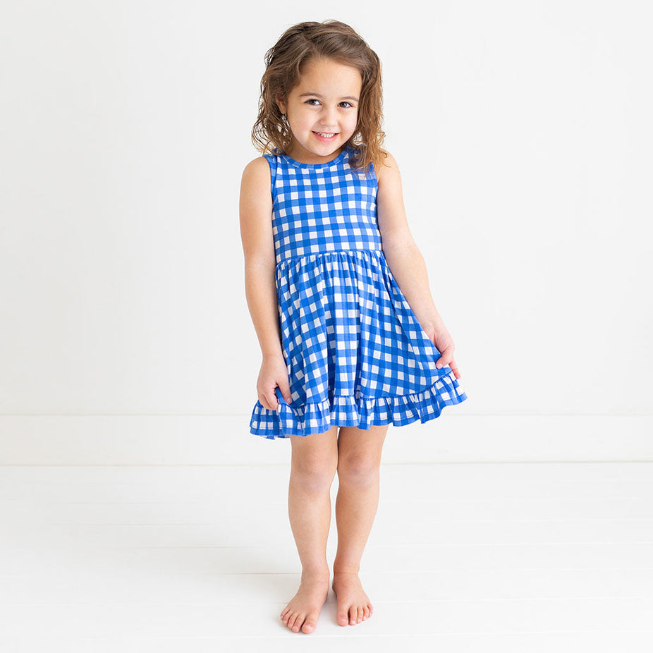 Joshua Racerback Ruffled Twirl Dress