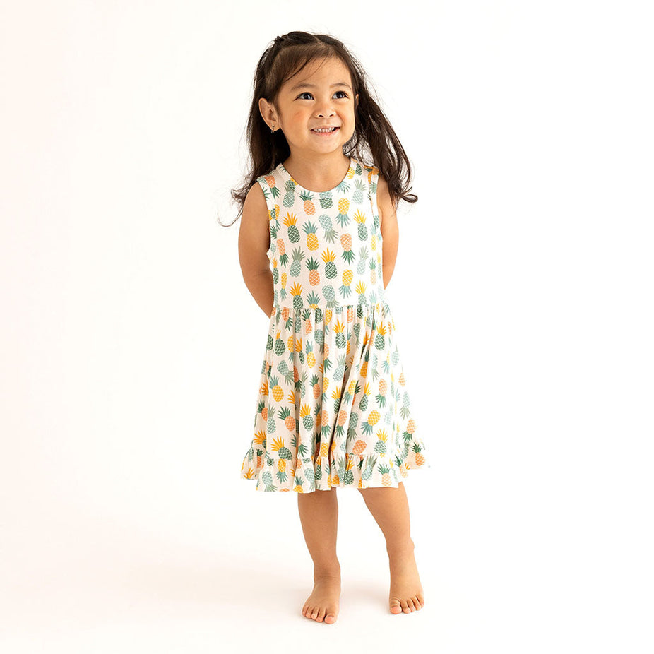 McGuire Racerback Ruffled Twirl Dress