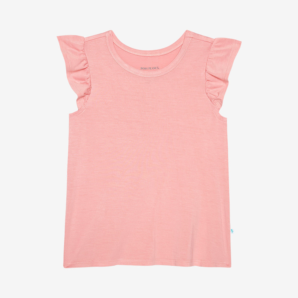 Garden Blush Ruffled Tee