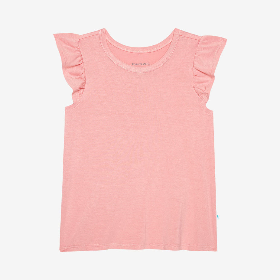 Garden Blush Ruffled Tee