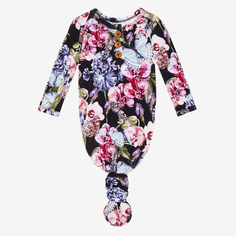 Chelsea Button Knotted Gown