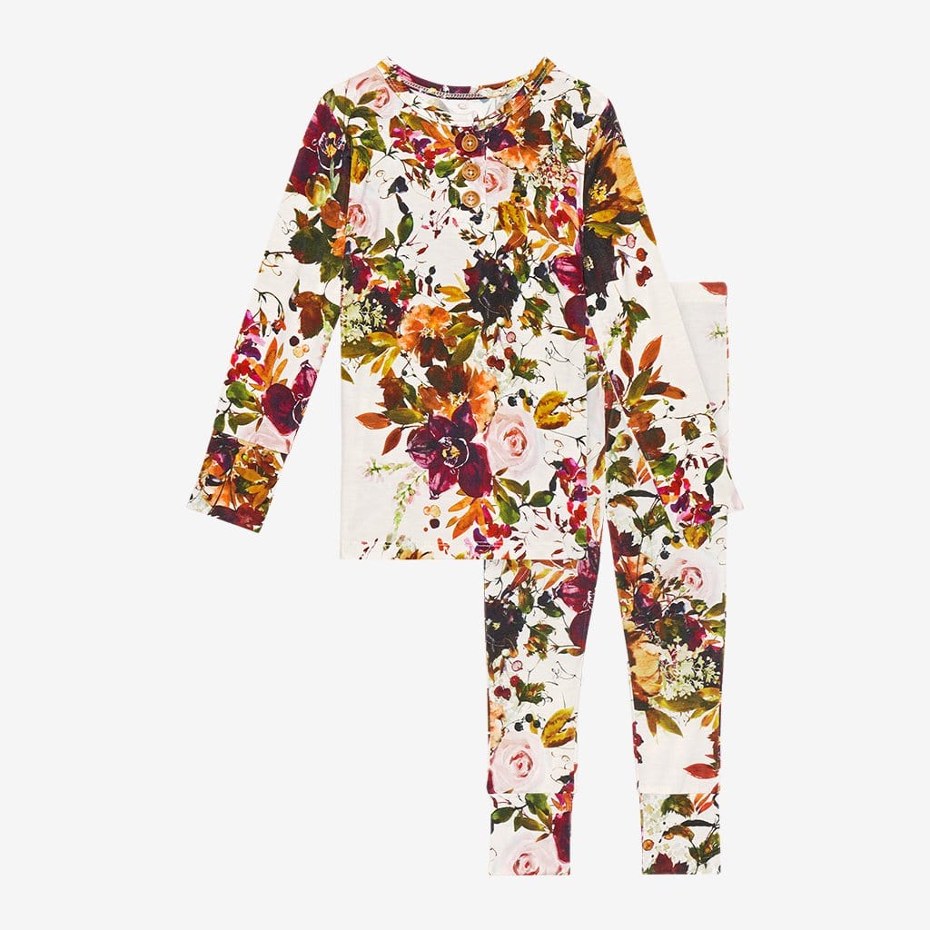Corinne Long Sleeve Henley Pajamas