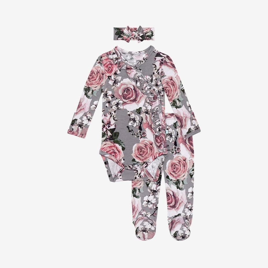 Daphne Ruffled Kimono Set