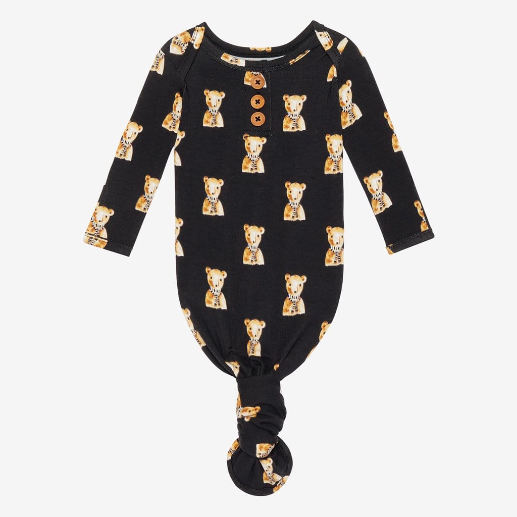 Fred Button Knotted Gown
