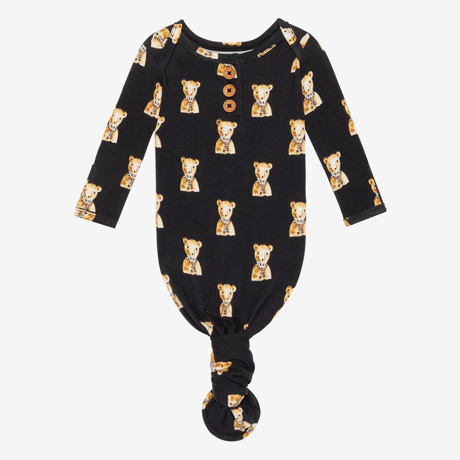 Fred Button Knotted Gown
