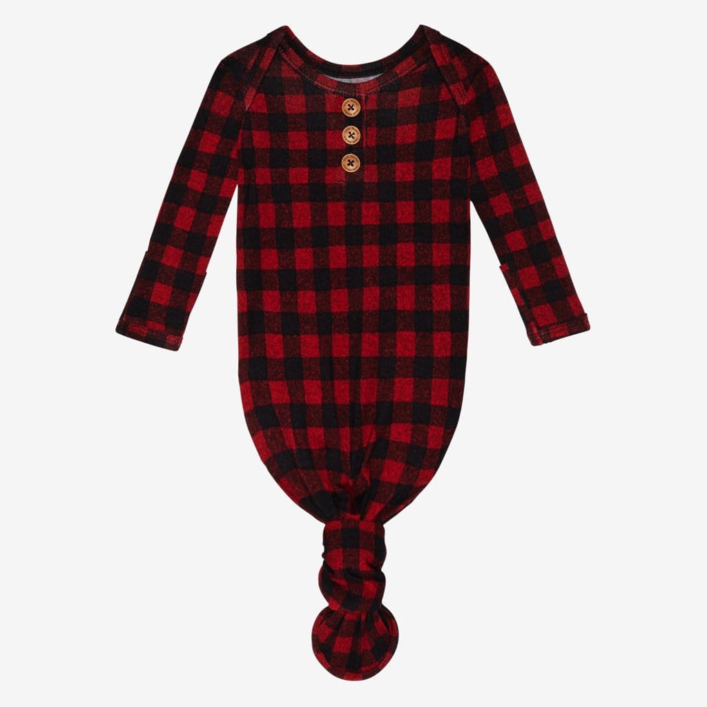 Grayson Button Knotted Gown
